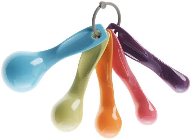 Alt view image 3 of 4 - International Colorful Measuring Spoons, 5-Piece Set