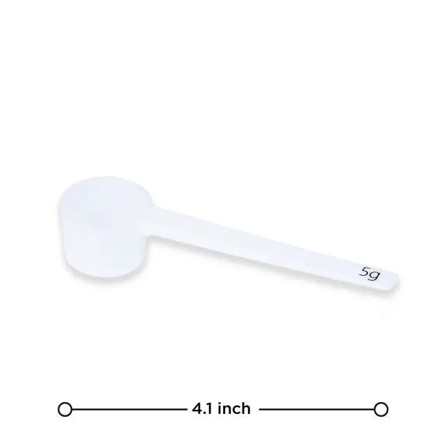Alt view image 5 of 7 - Measure spoons | measuring spoons set of 6 | exact dosing 3 gram scoop, 5 gram scoop, 7,5g, 10g, 15g, 30g | kitchen measuring set for powder and liquids | plastic medicine spoon and cups