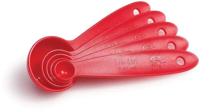 Main image of Baking Company Lightweight Measuring Spoons, BPA- And PFAS-Free, 5-Piece Set, Precision Measures, For Baking And Cooking