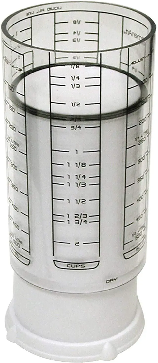 Main image of 23401 2 Cup Adjust-A-Cup, Plastic, White
