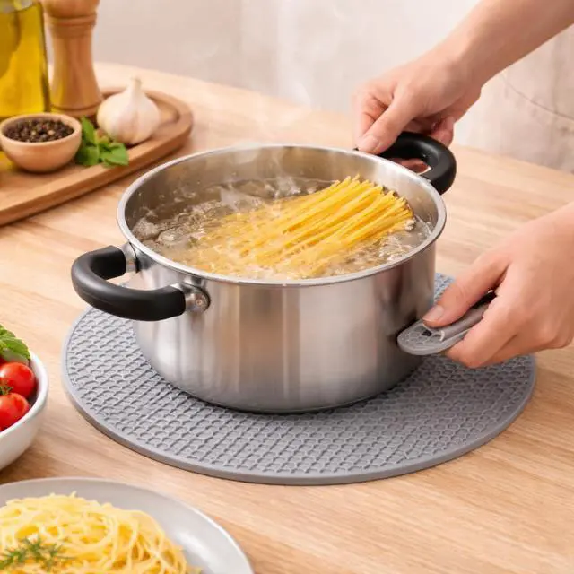 Alt view image 4 of 7 - Extra Long Silicone Oven Mitts Set (7-Piece) 450°F Heat Resistant Kitchen & BBQ Gloves with Non-Slip Grip, Pot Holders & Tongs Cooking & Baking Gift Set (Grey)