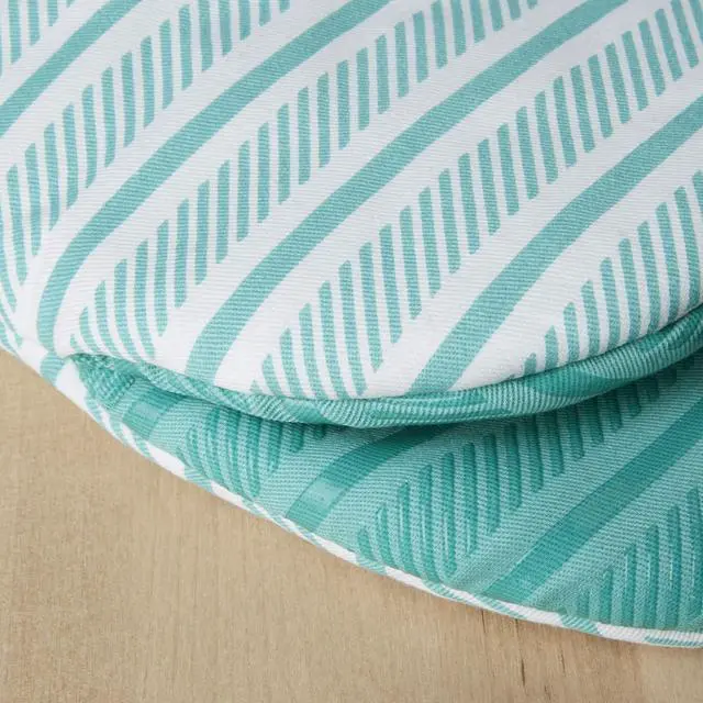 Alt view image 3 of 4 - Albany Mini Oven Mitt 2-Pack Set, Aqua Sky, 5.5"x8"