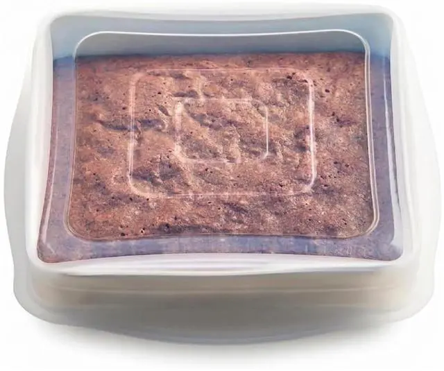 Main image of Reusable Silicone Square Stretch Lid, Food Cover for 8x8 inch Pans