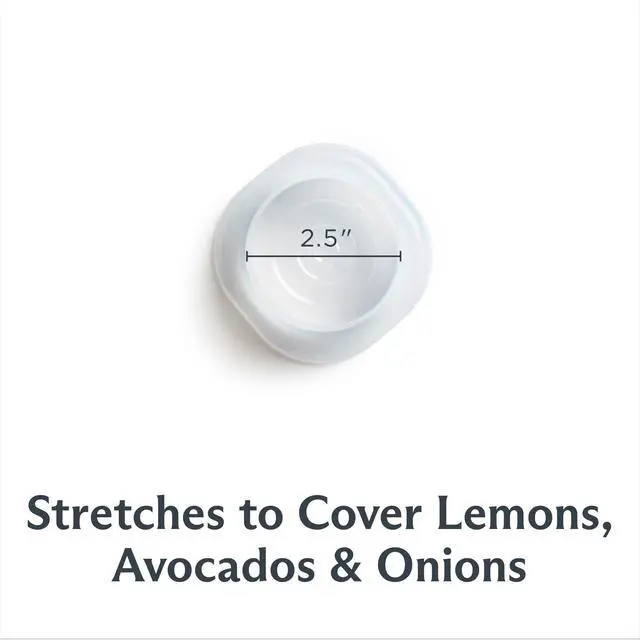 Alt view image 4 of 7 - Premium Reusable Silicone Stretch Lids, Clear, 3-Pack, Small