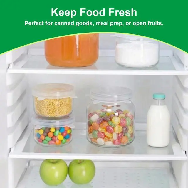 Alt view image 5 of 6 - Small Silicone Stretch Lids 12 Pack Reusable Food Covers,Flexible Silicone for Bowls, Containers, Fruits Airtight & Leakproof Seal for Kitchen Storage (Transparent)