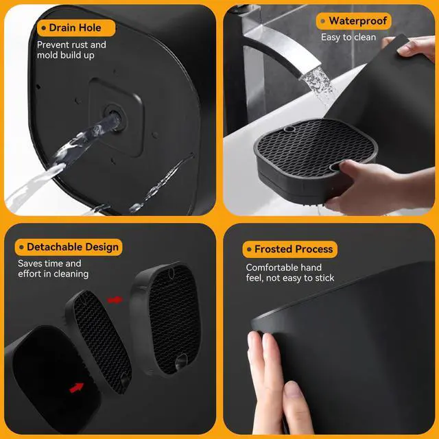 Alt view image 4 of 7 - Knife Block Without Knives, 2 in 1 Detachable Kitchen Knife Holder