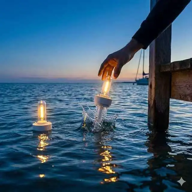 Alt view image 5 of 7 - Saltwater Camping Candle Lantern, Water and Salt Powered, up to 180 Hours per Activation, for Camping, Hiking, Fishing