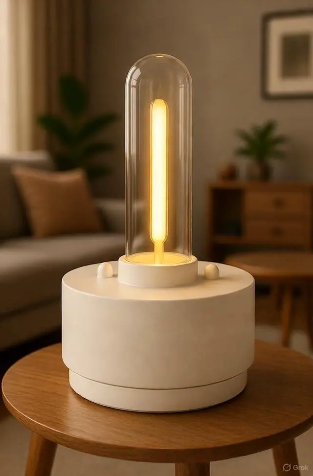 Alt view image 4 of 7 - Warm Harmony Salt Water Candle Lamp, Floating Waterproof LED Light, Warm White, Portable, for Camping, Fishing and Indoor Power Outages