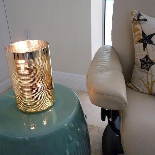 Alt view image 5 of 7 - Refillable Glass Oil Candle - 2 oz Indoor/Outdoor