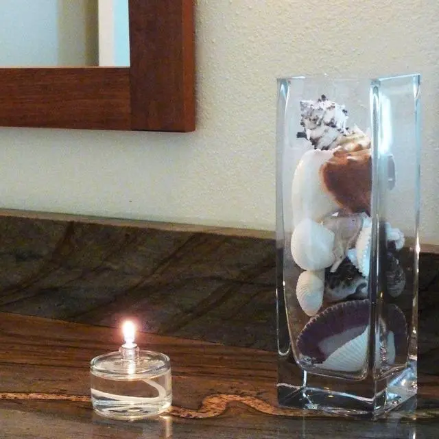 Alt view image 6 of 7 - Refillable Glass Oil Candle - 2 oz Indoor/Outdoor