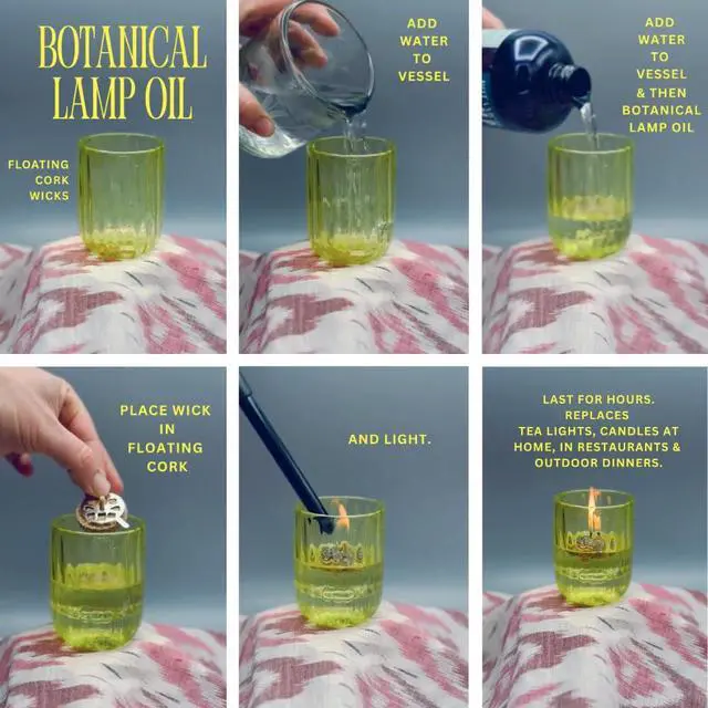 Alt view image 6 of 7 - Botanical Lamp Oil | Plant-Based Paraffin & Petroleum-Free