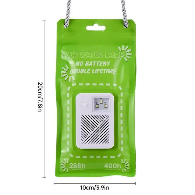 Alt view image 6 of 7 - Portable Salt Water Emergency Light, Battery-Free, Hydro-Powered Non-polluting Outdoor Camping Light for Outdoor Activities, Lasts up to 288 Hours