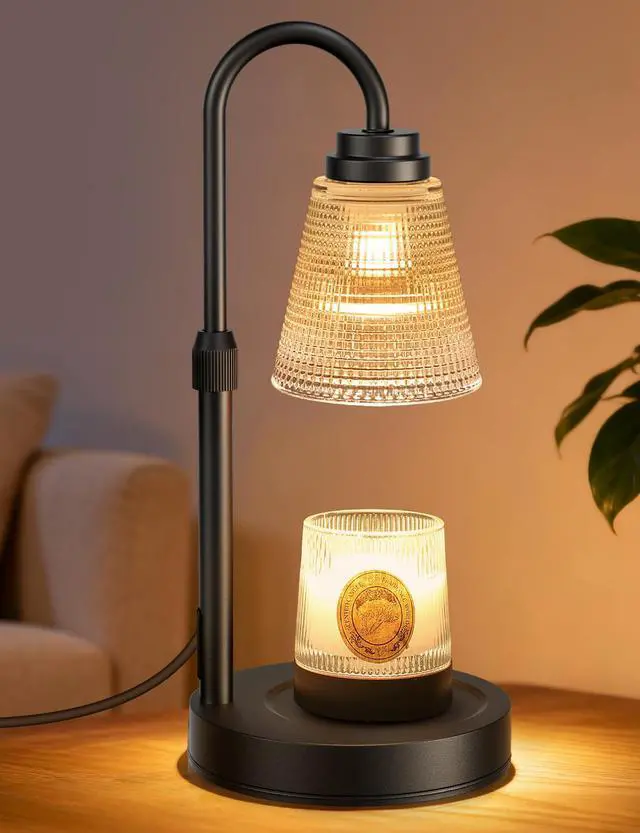 Alt view image 2 of 7 - Candle Warmer Lamp with Timer Dimmable, Adjustable Height Wax Melts Warmer for Jar Candles, Housewarming, Birthday, for Women and Mom, Home Decor