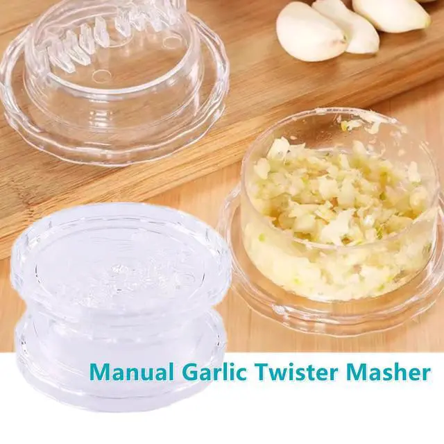 Alt view image 6 of 7 - 2 Pcs Manual Garlic Twister Masher - Multi-Functional Mincer Grinder for Garlic Onion Ginger Herbs Nuts Impact Resistant Kitchen Gadget