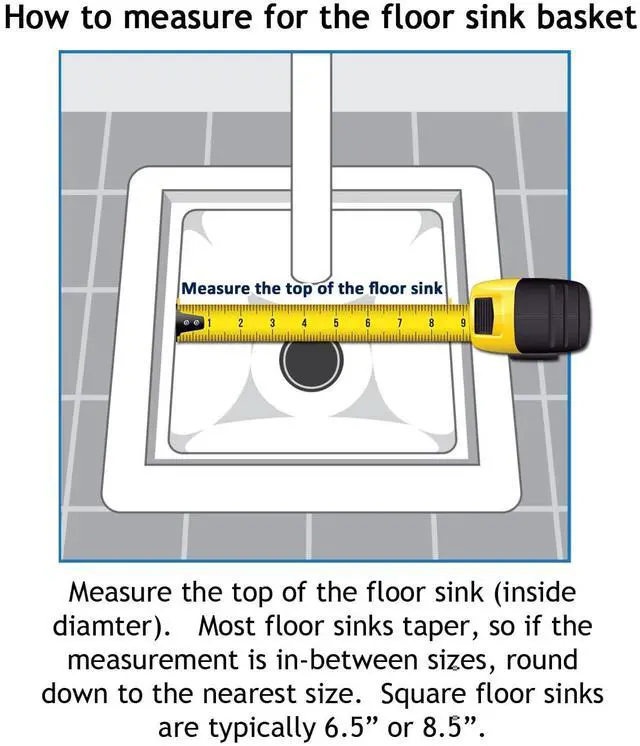 Alt view image 3 of 4 - 8.5" Floor Sink Basket, for Restaurant Floor Sink drains, Prevent Drain Clogs with the Original Drain-Net Basket