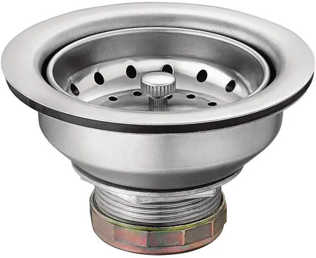 Main image of Kitchen Sink Strainer Basket with Drain Assembly, Stainless Steel, 22036