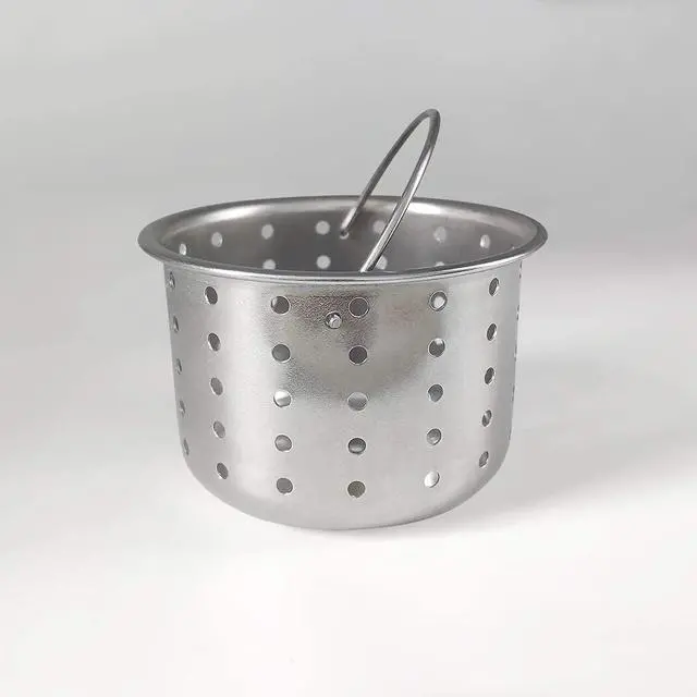 Alt view image 3 of 7 - Kitchen Sink Drain Basket Only, 3-inch Basket for Kitchen Sink Strainer Replacement, Deep Cup Strainers with Handle, SUS 304 Stainless Steel