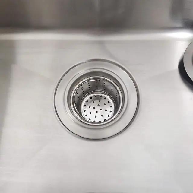 Alt view image 5 of 7 - Kitchen Sink Drain Basket Only, 3-inch Basket for Kitchen Sink Strainer Replacement, Deep Cup Strainers with Handle, SUS 304 Stainless Steel