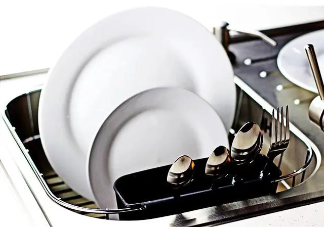 Alt view image 3 of 7 - Deluxe Chrome-Plated Steel Small Dish Drainers (Black)