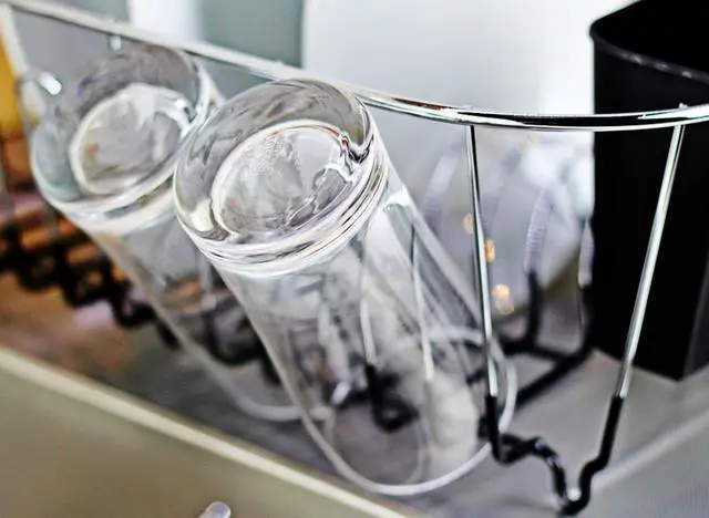 Alt view image 4 of 7 - Deluxe Chrome-Plated Steel Small Dish Drainers (Black)