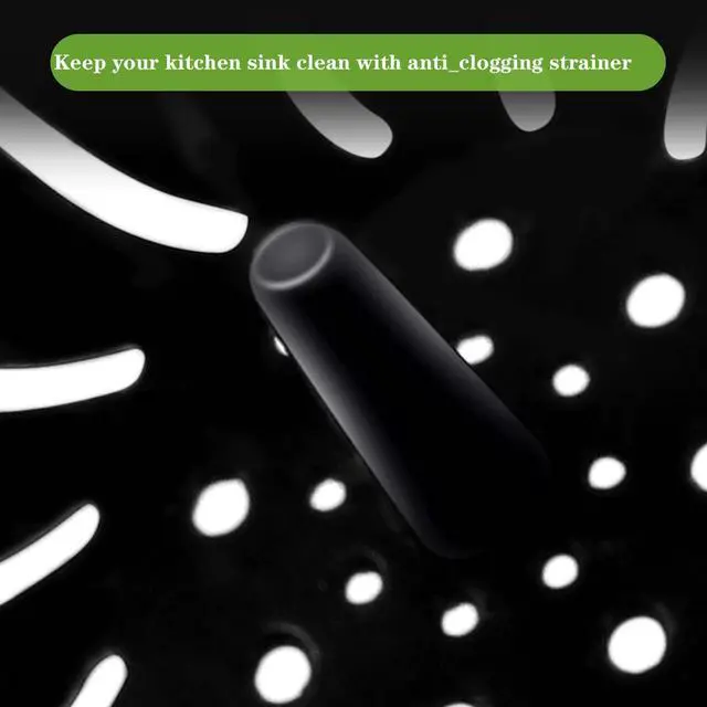 Alt view image 5 of 6 - 2 Pcs Kitchen Sink Strainer, Upgraded Silicone Sink Drain Strainer