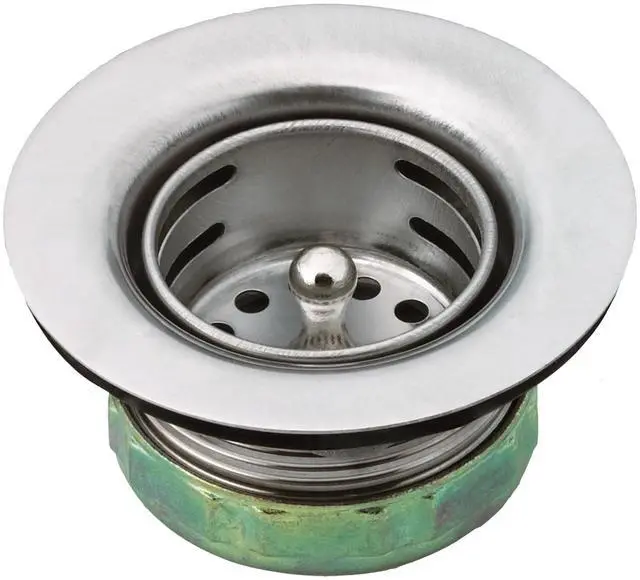 Main image of 22174 Sink Basket Strainer with Drain Assembly, 2", Stainless Steel