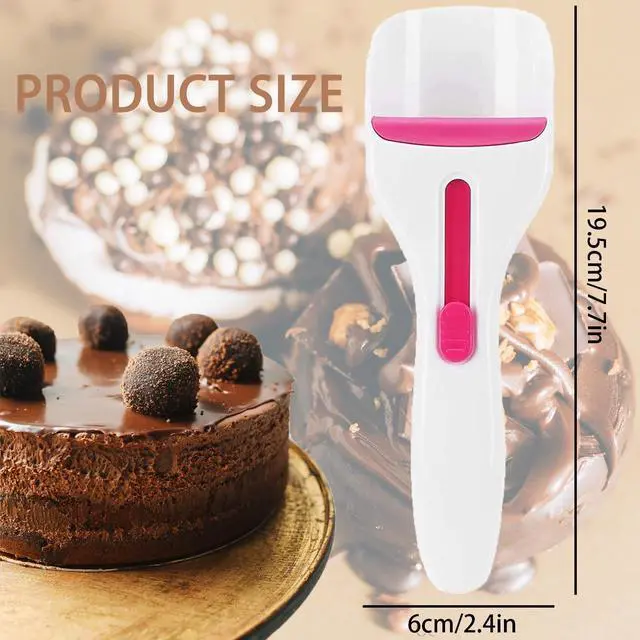 Alt view image 2 of 7 - Cake Batter Distribution Scoop, One-Touch Sliding Button Dispenses Batter, Home Batter Dispenser Baking Tool, Kitchen DIY Cupcake Batter Scoop