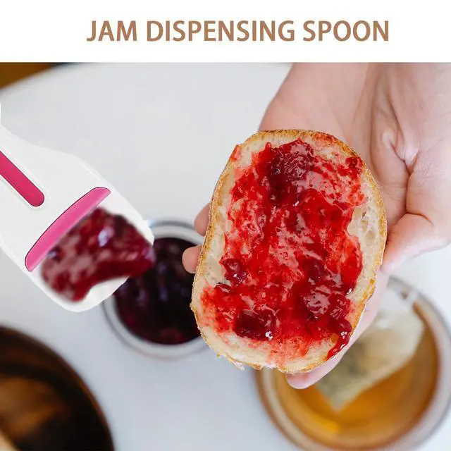 Alt view image 7 of 7 - Cake Batter Distribution Scoop, One-Touch Sliding Button Dispenses Batter, Home Batter Dispenser Baking Tool, Kitchen DIY Cupcake Batter Scoop