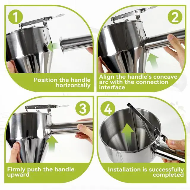 Alt view image 3 of 7 - 40oz 1200ML Stainless Steel Pancake Batter Dispenser