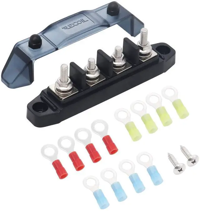 Main image of BBSPG4 4 Position Bus Bar Terminals Power Distribution Block