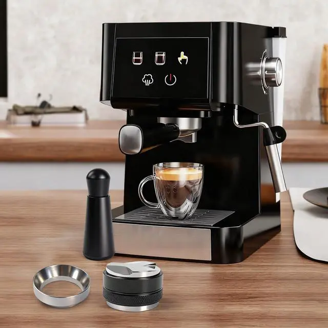 Alt view image 7 of 7 - Espresso Accessories Kit,51mm Coffee Distributor & Tamper Leveler,Dosing Funnel set and WDT Tool for Delonghi,Brebille and Casabrews 51mm Machine and Portafilters.