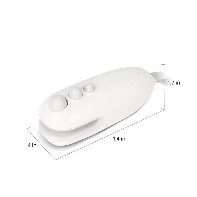 Alt view image 2 of 5 - Portable Mini Bag Sealer, 2-in-1 Heat Sealer and Cutter with Built-in Magnet, USB-C Rechargeable, Ideal for Snack Bags, White