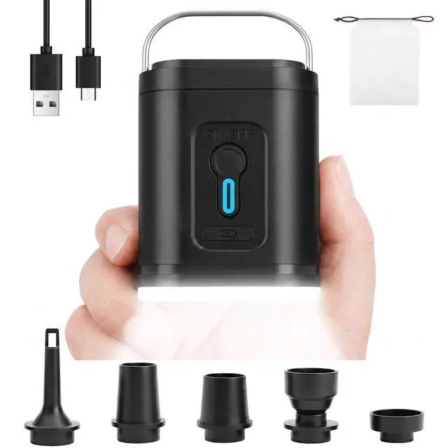 Main image of 3-in-1 Cordless Mini Travel Vacuum Pump for Storage Bags with 5 Nozzles
