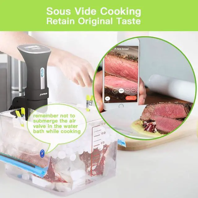 Alt view image 5 of 7 - Sous Vide Bags Reusable 32Pcs, Vacuum Sealer Bags 3 Sizes