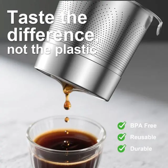 Alt view image 3 of 7 - 4-Pack Reusable K Cups for Keurig: Stainless Steel Reusable Coffee Pods for Keurig 1.0 - Eco-Friendly & Cost-Saving Coffee Filters for Daily Brewing - Easy to Fill & Clean