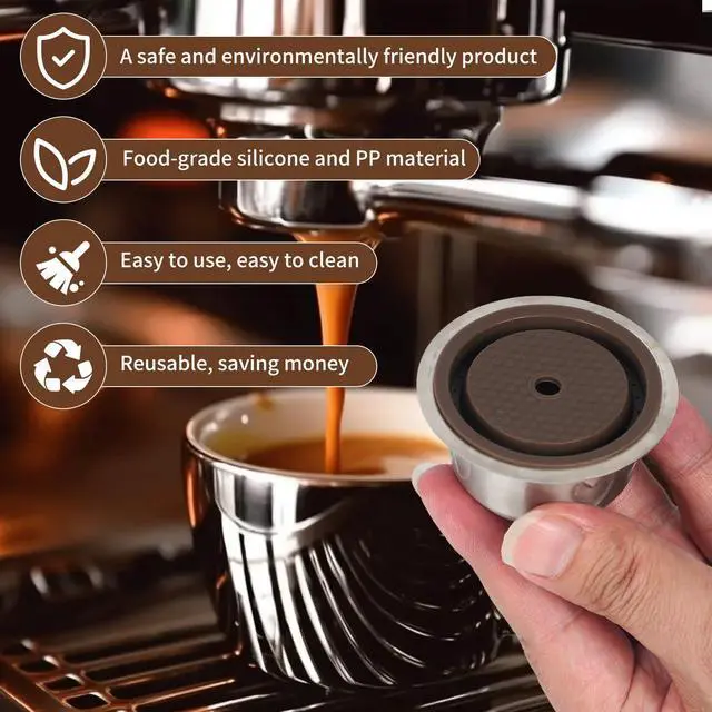 Alt view image 6 of 7 - 230ml Reusable Coffee Pod for Vertuo Pop Next Plus