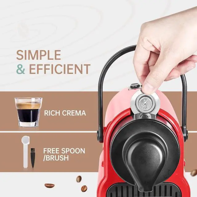 Alt view image 7 of 7 - Stainless Steel Refillable Coffee Espresso Capsules, Reusable Coffee Pods Compatible with Ne-spresso Original Line Brewers New Generation (Capsules + Tamper)