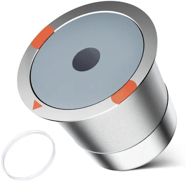 Main image of Reusable K Cups and Coffee Pods,Universal Stainless Steel K Cups for Keurig 2.0 and 1.0 Coffee Makers Machine Non-BPA(1pack)