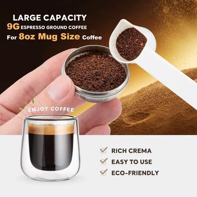 Alt view image 6 of 7 - Reusable Coffee Pod Compatible with Nespresso Vertuo,8oz (230ml) Mug