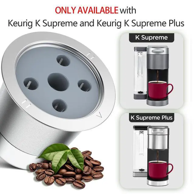Alt view image 3 of 7 - Reusable K Cups for Keurig K Supreme | Refillable K cups for Keurig K Supreme (Plus) Coffee Maker