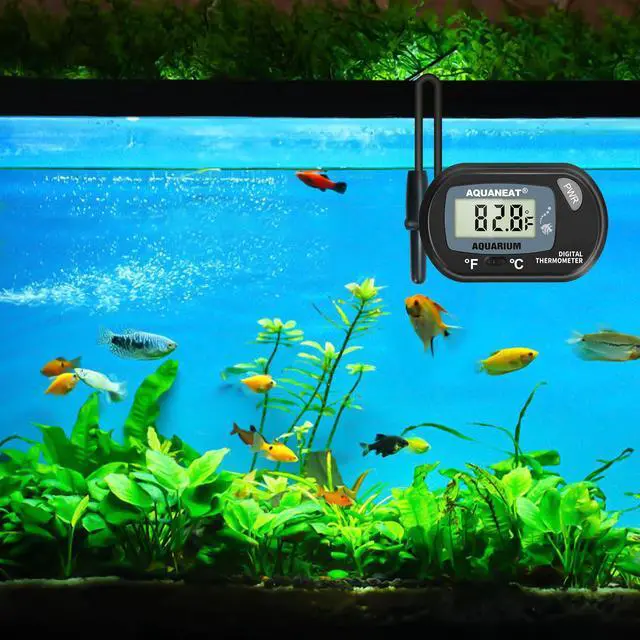 Alt view image 5 of 7 - Aquarium Thermometer, Fish Tank Thermometer, Digital Temperature Test, with Large LCD Display (1 Pack)