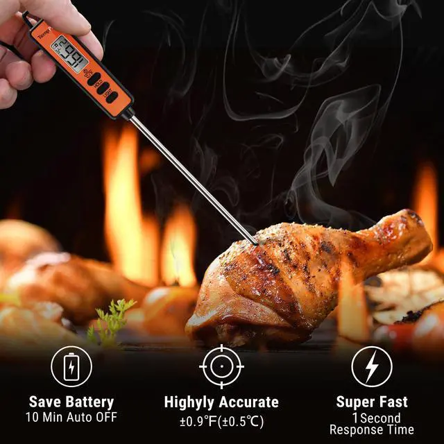 Alt view image 3 of 6 - TempSwif 1 Sec Digital Meat Thermometer for Cooking Food