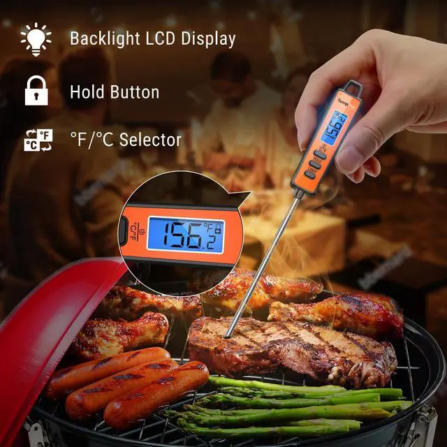 Alt view image 4 of 6 - TempSwif 1 Sec Digital Meat Thermometer for Cooking Food