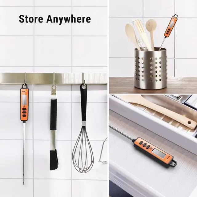 Alt view image 6 of 6 - TempSwif 1 Sec Digital Meat Thermometer for Cooking Food