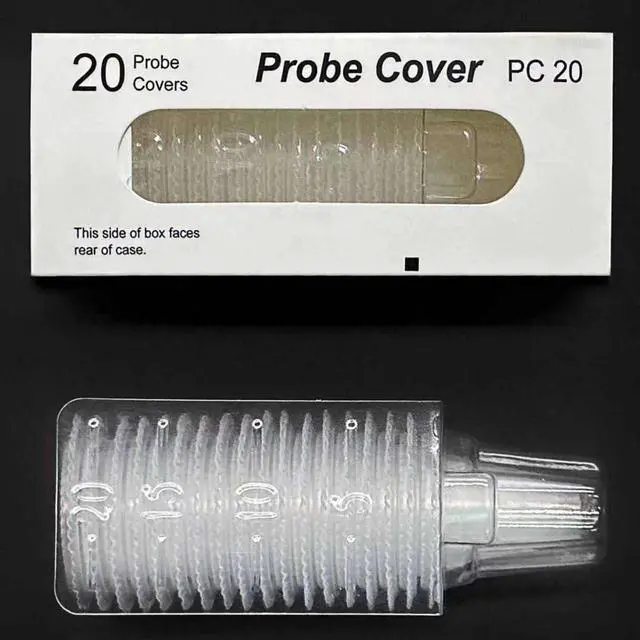 Alt view image 3 of 7 - 500pcs Ear Thermometer Probe Covers, Lens Filters Refill Covers for All Braun themometer Thermometer Models Digital Thermometers Disposable Covers (500pcs)