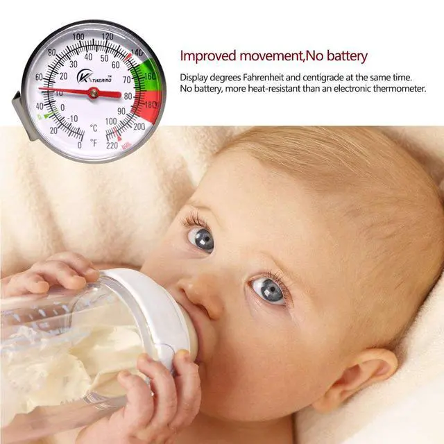 Alt view image 4 of 7 - Instand Read 2-Inch Dial Thermometer,Best for The Coffee Drinks,Chocolate Milk Foam