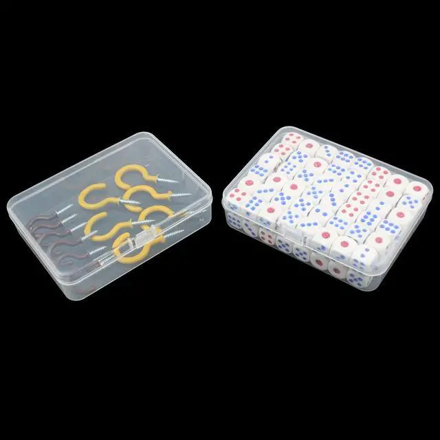 Alt view image 2 of 3 - 8 Pack Rectangular Clear Plastic Storage Containers Box