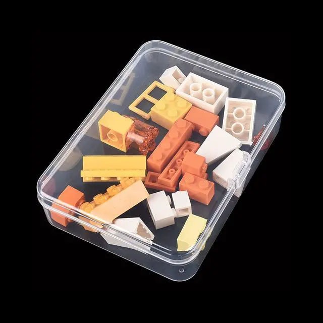 Alt view image 3 of 3 - 8 Pack Rectangular Clear Plastic Storage Containers Box