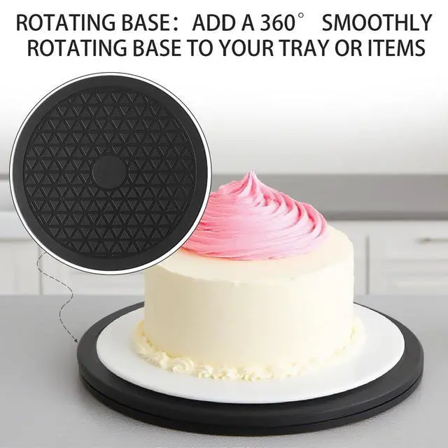 Alt view image 5 of 7 - Multi-use Heavy Duty Rotating Swivel Stand - Lazy Susan with Steel Ball Bearings for Model Base/Rotating Plants/Crafts Stand Monitor/Big Screen TV/Monitors/Potted Plants (8 Inch)