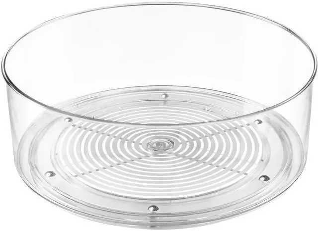 Main image of Refrigerator Lazy Susan, Round Clear Turntable Organizer, Lazy Susan